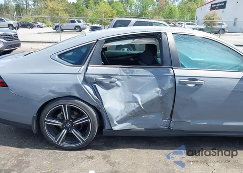 2023 Honda Accord Hybrid Sport из США, поврежденный, VIN 1HGCY2F56PA004404